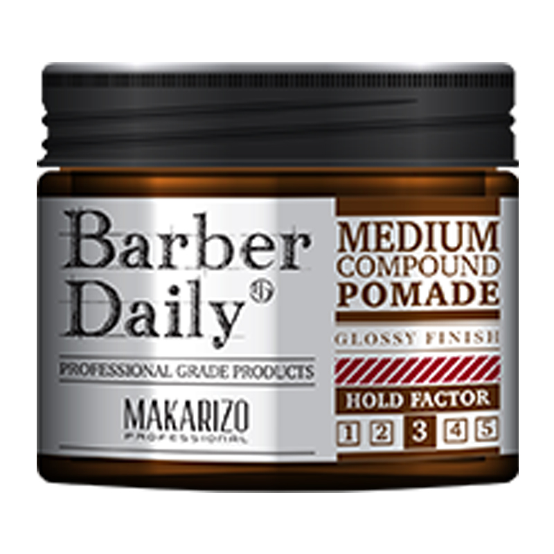 Barber Daily Medium Compound Pomade Jar 120 Gr | Gogobli