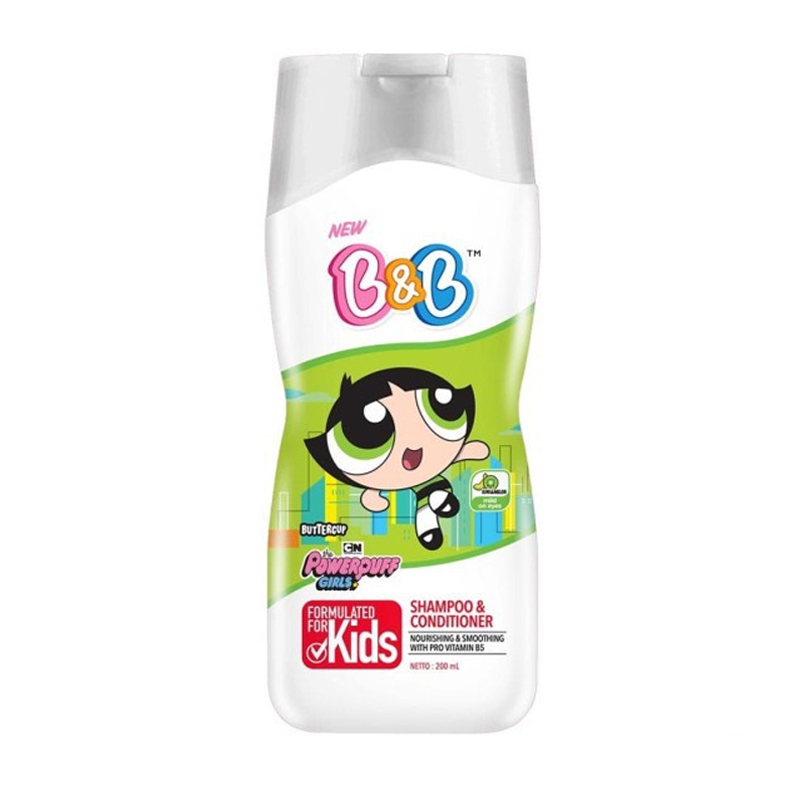 B&B Kids Shampoo And Conditioner Kiwi 200ml | Gogobli