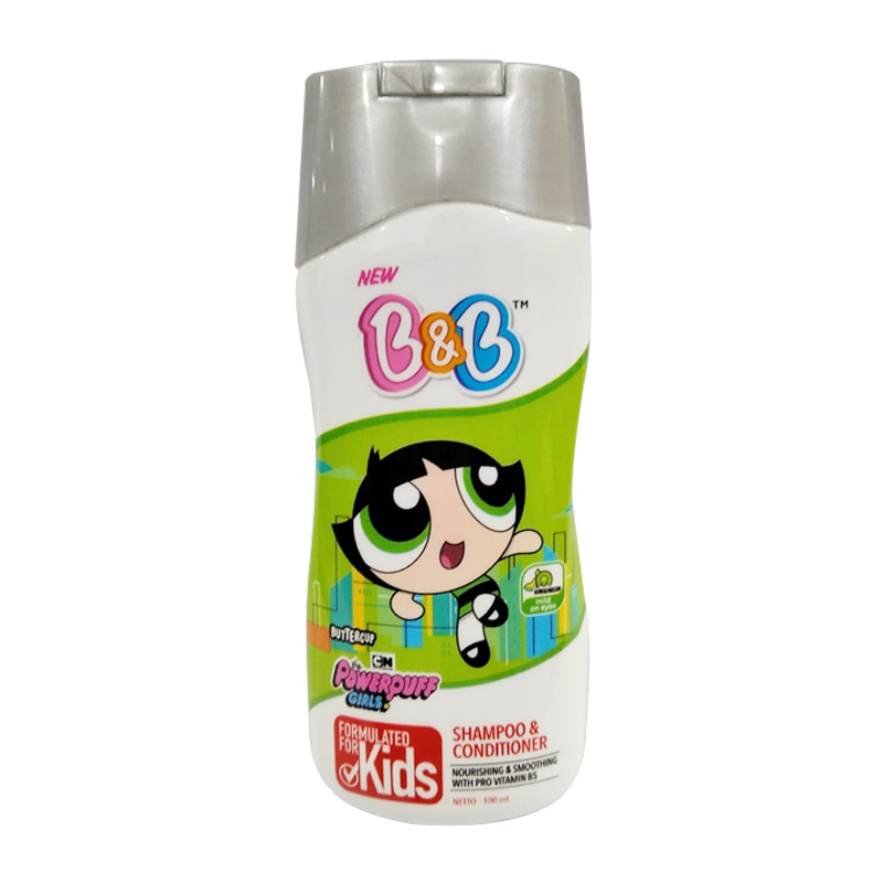 B&B Kids Shampoo And Conditioner Buttercup Powerpuff Girls Kiwi 100ml | Gogobli