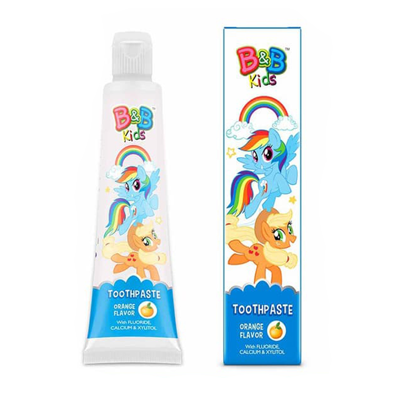 B&B Kids Toothpaste Little Pony Orange Tube 50gr | Gogobli