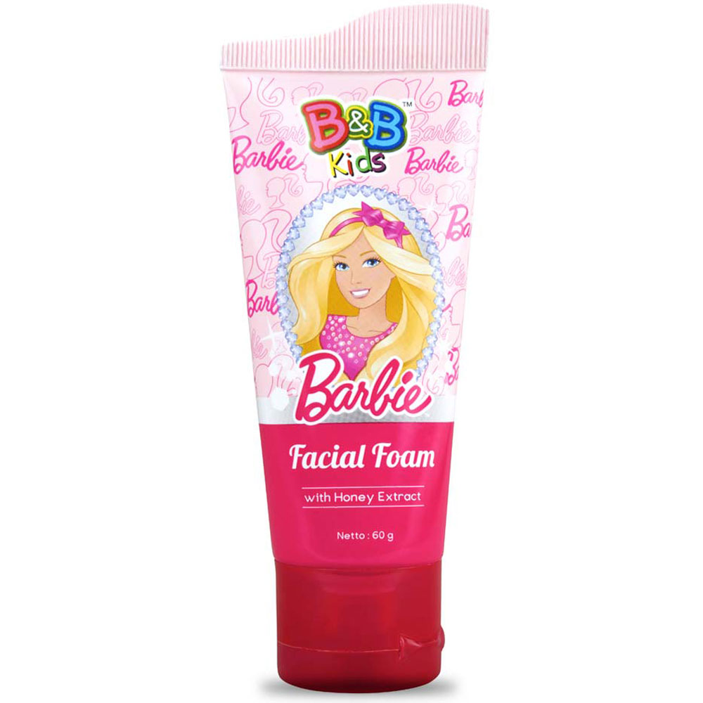B&B Kids Barbie Facial Foam With Honey 60gr | Gogobli