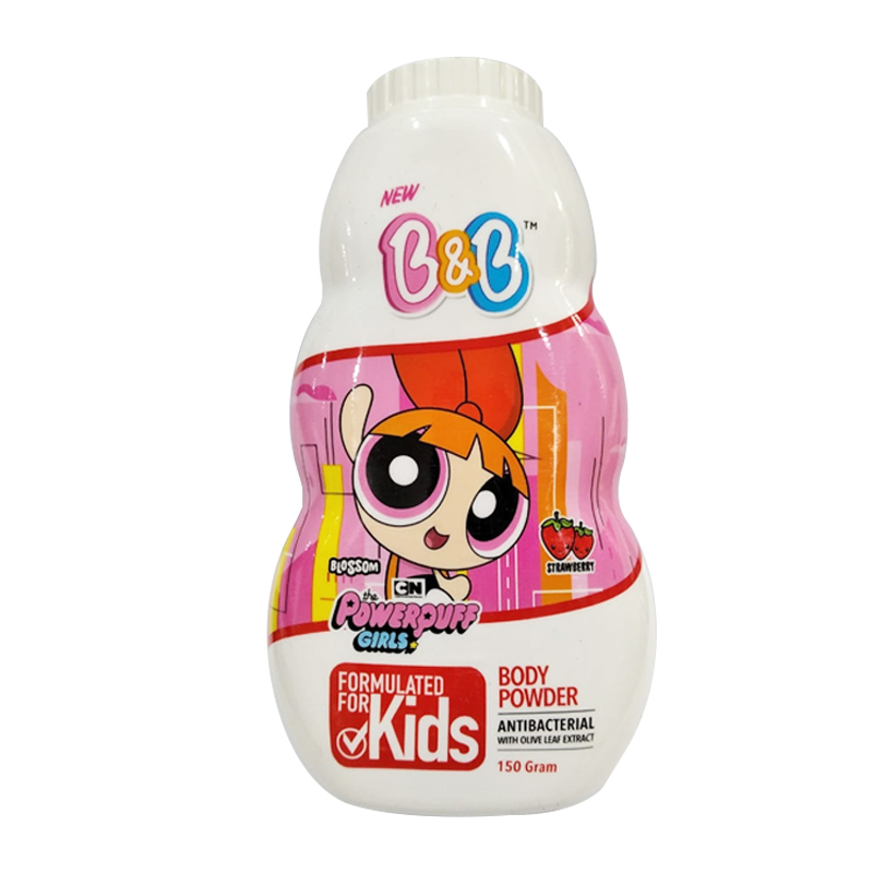 B&B Kids Body Powder Blossom Powerpuff Girls Strawberry 150gr | Gogobli