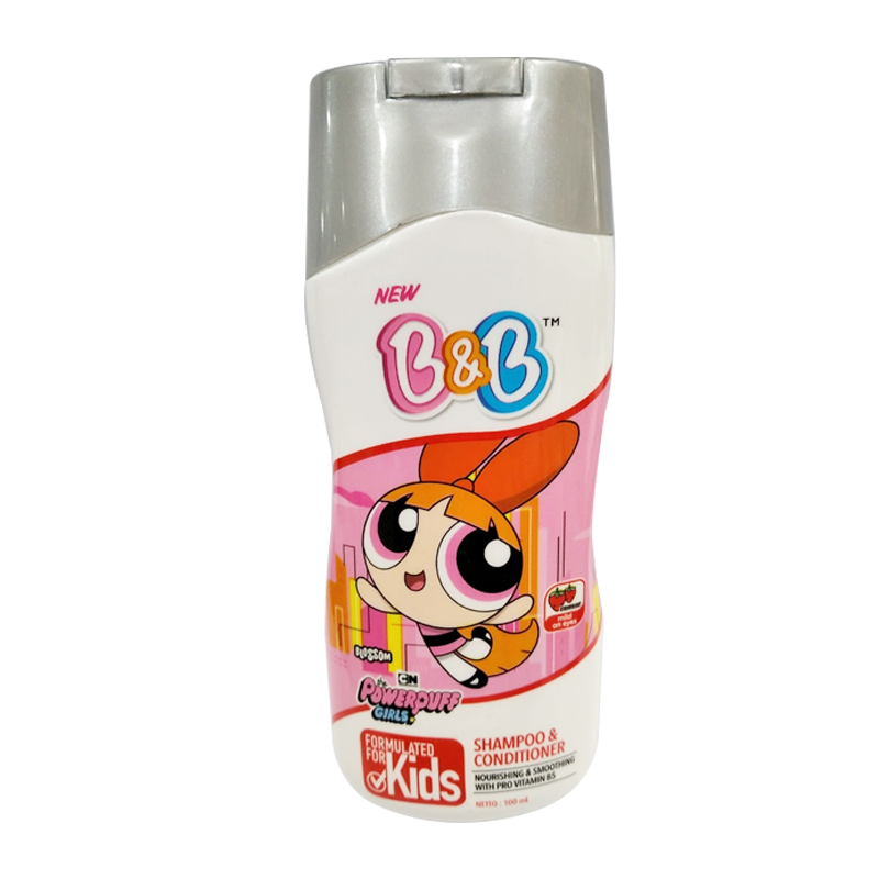 B&B Kids Shampoo And Conditioner Blossom Powerpuff Girls Strawberry 100ml | Gogobli