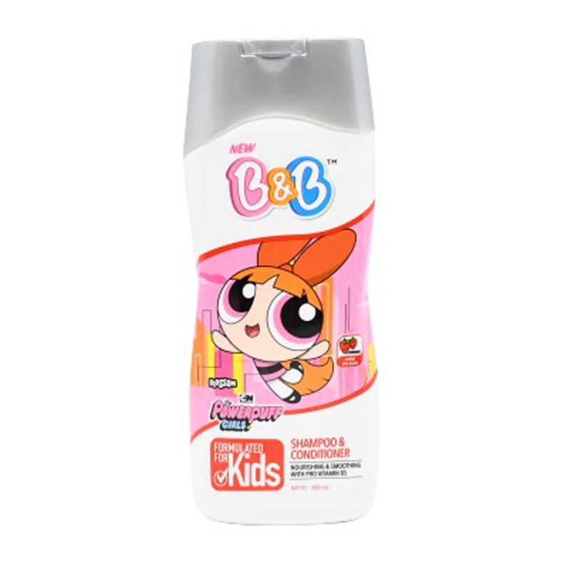B&B Kids Shampoo And Conditioner Strawberry 200ml | Gogobli