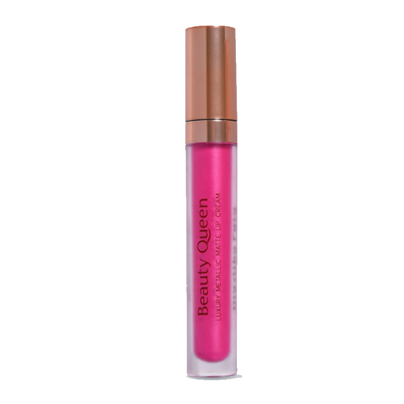 Beauty Queen Metalic Lip Cream Fuchsia 5.5ml | Gogobli