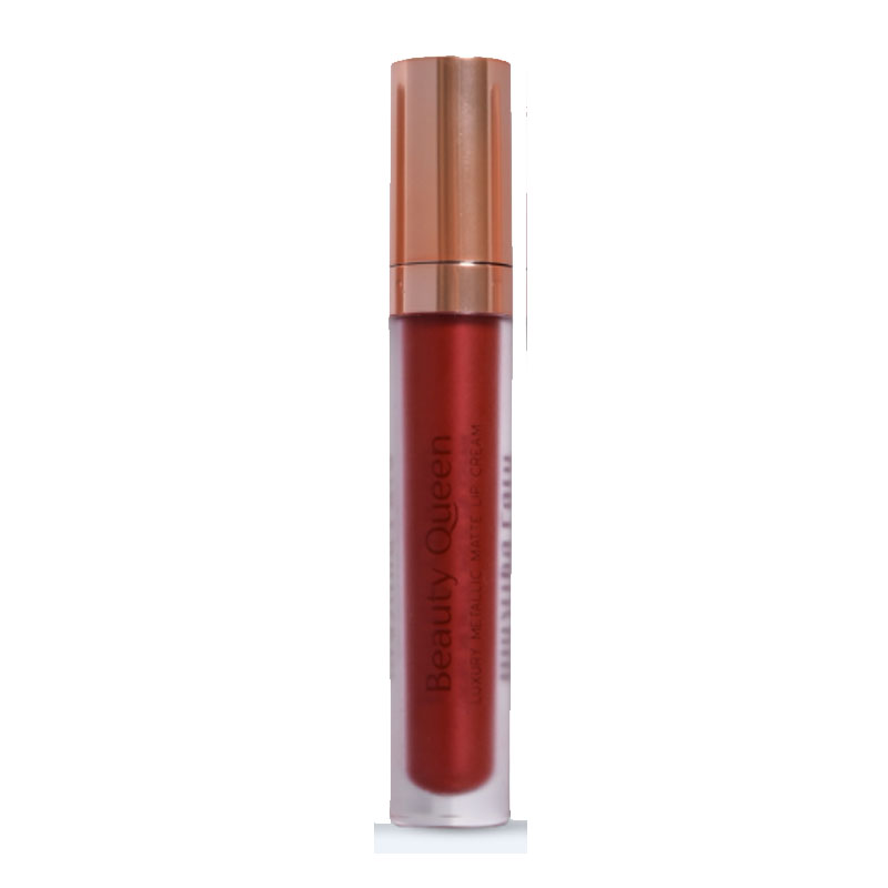 Beauty Queen Metalic Lip Cream Red 5.5ml | Gogobli