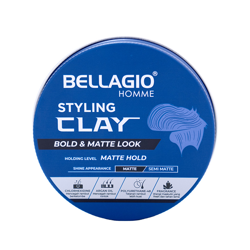 Bellagio Homme Styling Clay Bold & Matte Look 90gr | Gogobli