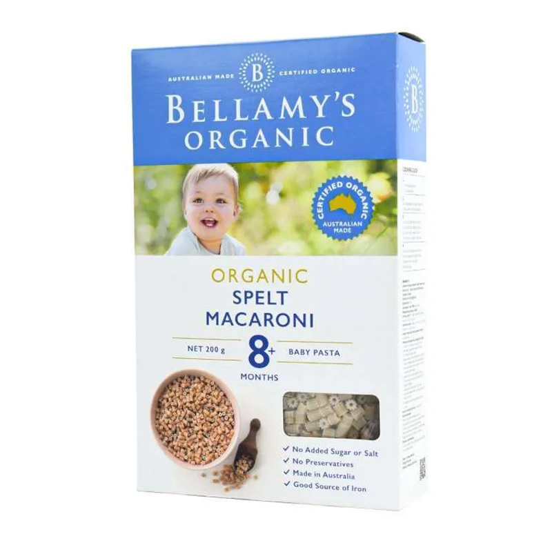 Bellamys Organic Spelt Macaroni (8+ Months) 200gr | Gogobli