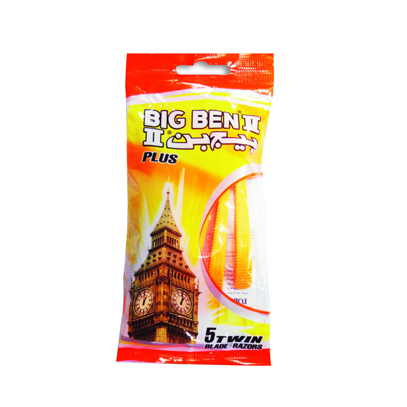 Jual Big Ben II Plus Disposable Razor Twin Blades 5s - HBHoz