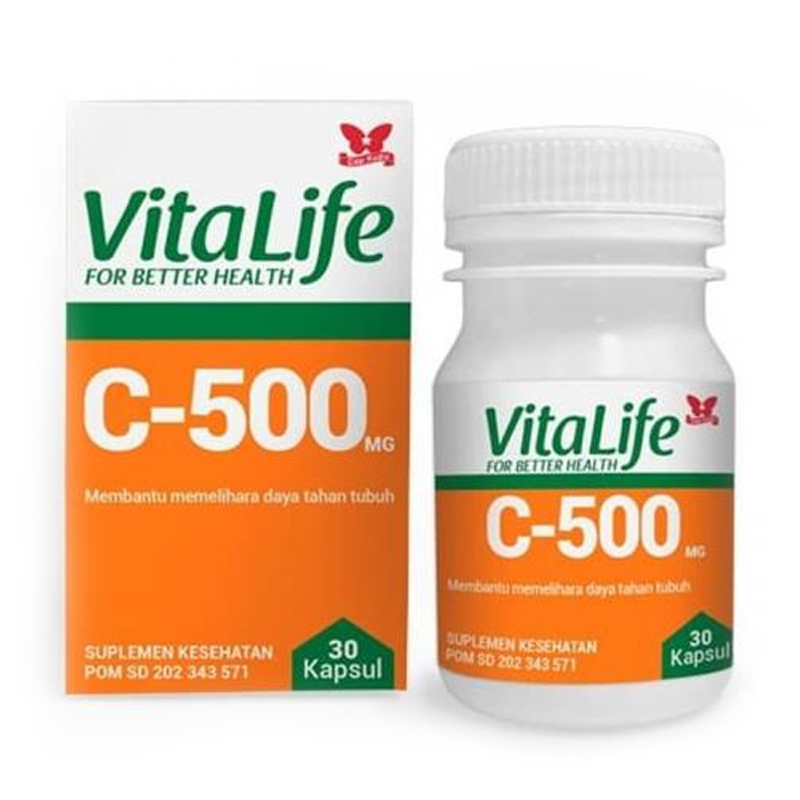 Bintang Kupu-Kupu VitaLife C-500 30 Kapsul | Gogobli