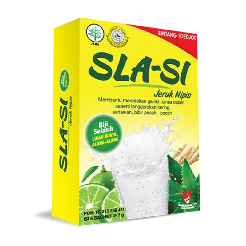 Bintang Toedjoe Slasi Jeruk Nipis (6 Sachet @ 7gr) | Gogobli