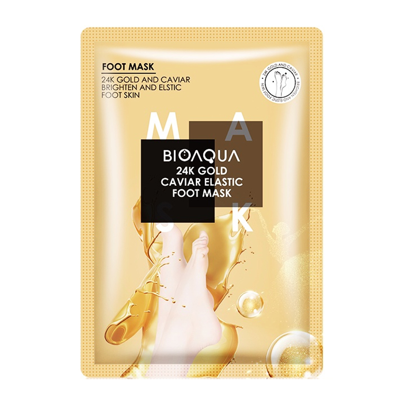 Bioaqua 24K Gold Caviar Elastic Foot Mask 35gr | Gogobli