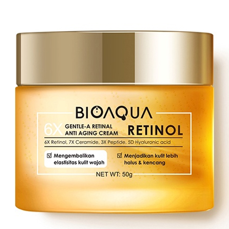Jual Bioaqua 6X Retinol GentleA Retinal Anti Aging Cream 50gr HBHoz