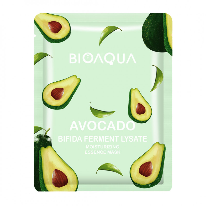 Bioaqua Avocado Bifida Ferment Lysate Moisturizing Essence Mask 25gr | Gogobli