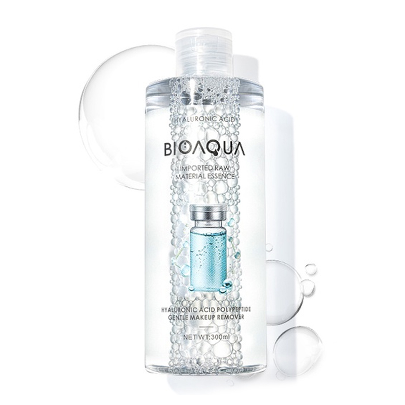 Bioaqua Hyaluronic Acid Polypeptide Gentle Makeup Remover 300ml | Gogobli