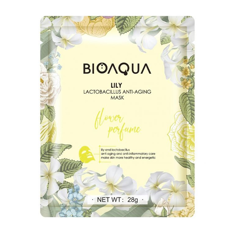 Bioaqua Lily Lactobacillus Anti-Aging Mask 28gr | Gogobli
