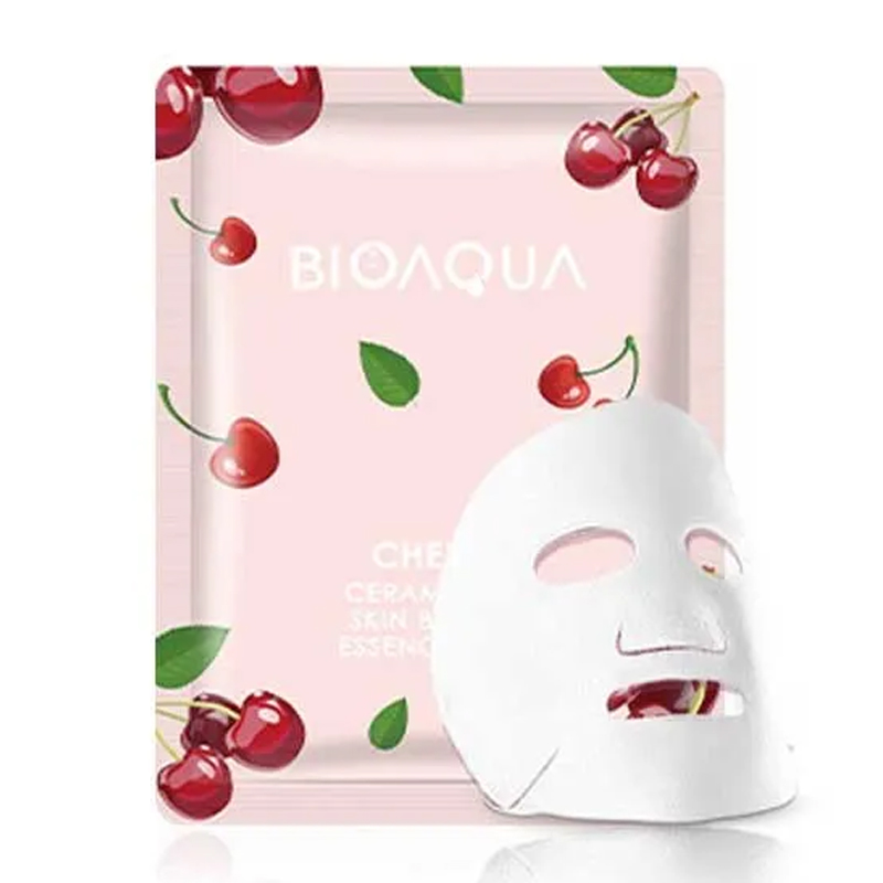 Bioaqua Cherry Ceramide AP Skin Barrier Essence Mask 25gr | Gogobli