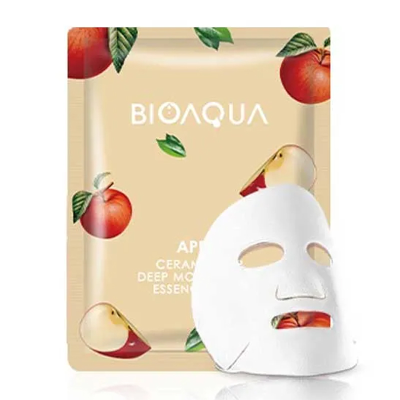 Bioaqua Apple Ceramide NP Deep Moisturizing Essence Mask 25gr | Gogobli