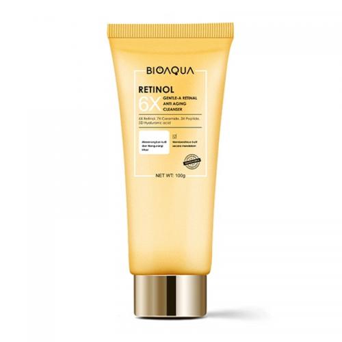 Bioaqua 6X Retinol Gentle-A Retinal Anti Aging Cleanser 100gr (ED: Des 25) | Gogobli