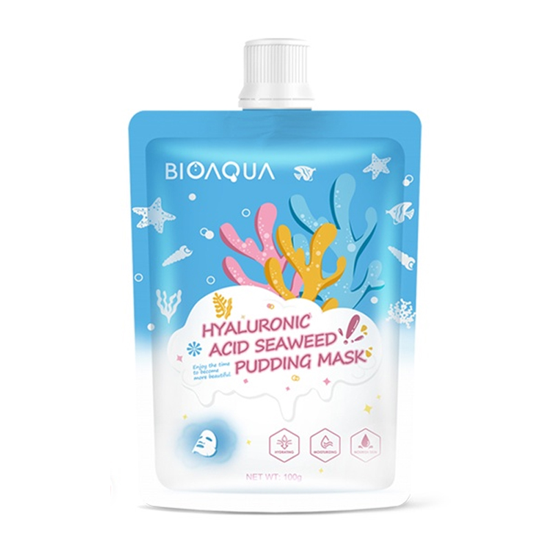 Bioaqua Hyaluronic Acid Seaweed Pudding Mask 100gr | Gogobli