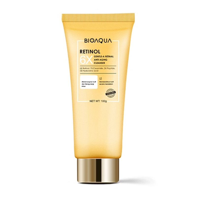 Bioaqua 6X Retinol Gentle-A Retinal Anti Aging Cleanser 100gr | Gogobli