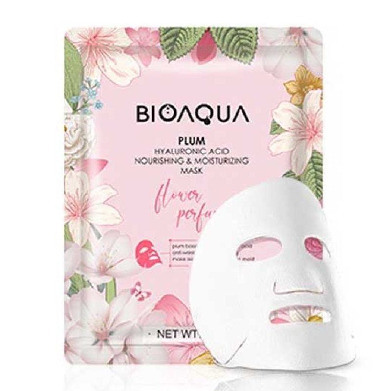 Bioaqua Plum Hyaluronic Acid Nourishing & Moisturizing Mask 28gr | Gogobli