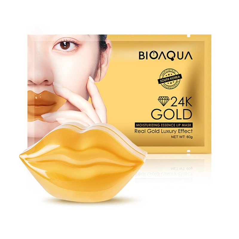 Bioaqua 24K Gold Gentle Moisturizing Essence Lip Mask 60gr | Gogobli