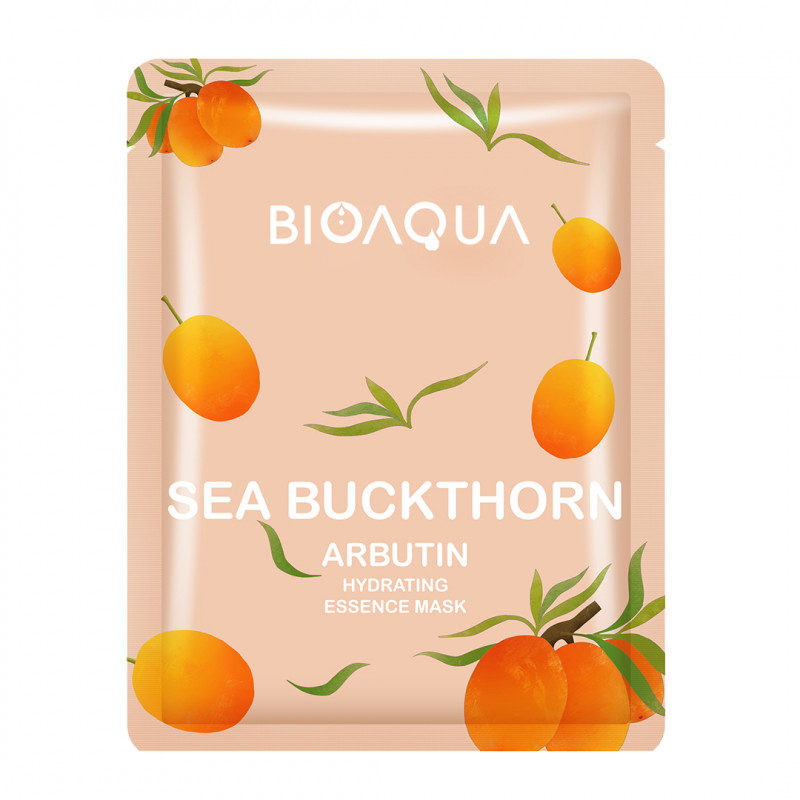 Bioaqua Sea Buckthorn Arbutin Hydrating Essence Mask 25gr | Gogobli