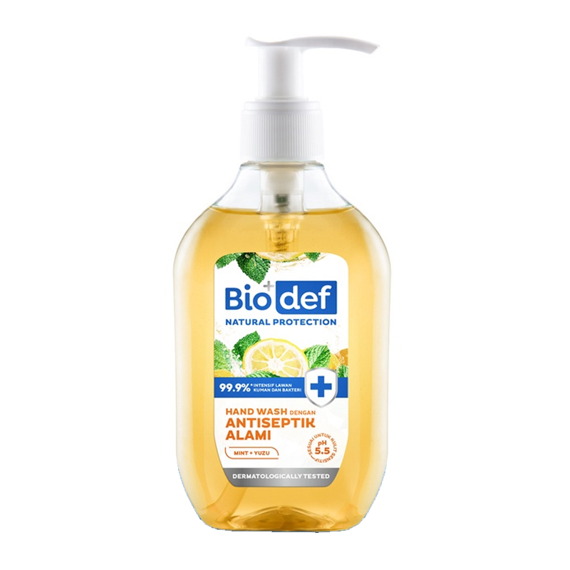 Biodef Hand Wash Mint + Yuzu Botol Pump 200ml | Gogobli