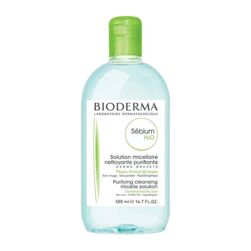 Bioderma Sebium H2O Solution Micellaire 500ml (PAKET ISI 12 Pcs) | Gogobli