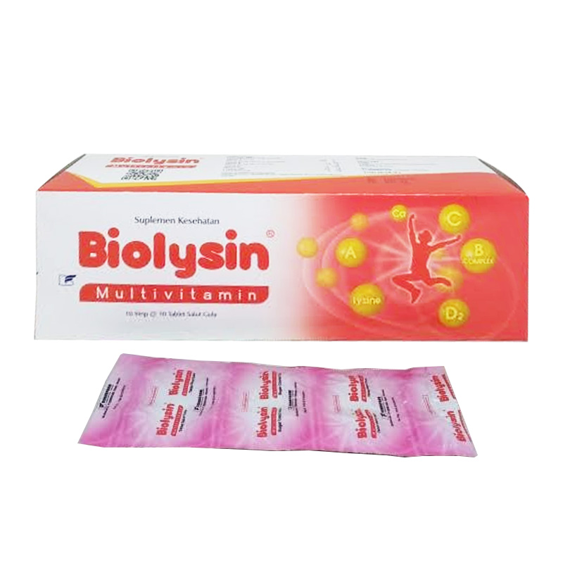 Biolysin Multivitamin Box (10 Strip@10 Tablet) | Gogobli