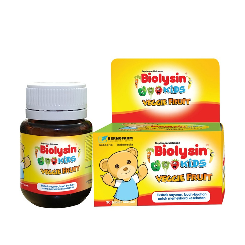 Biolysin Kids Veggie Fruit 30 Tablet | Gogobli