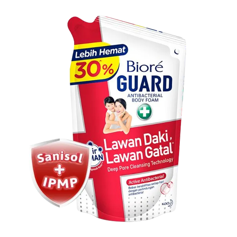 Biore Guard Body Foam Active Antibacterial Pouch 800ml | Gogobli