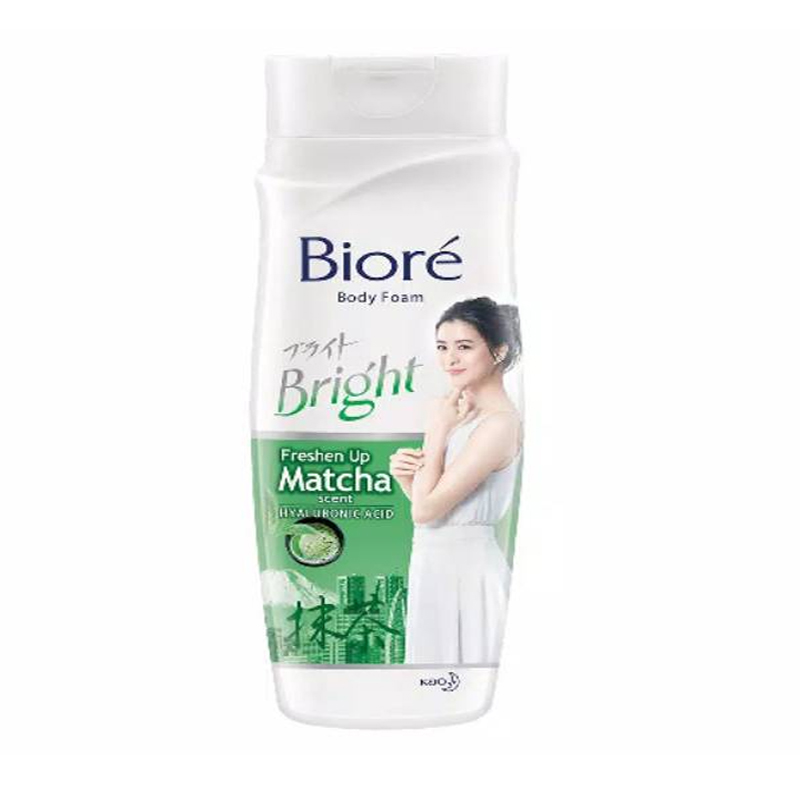 Biore Body Foam Bright Freshen Up Matcha Bottle 100ml | Gogobli