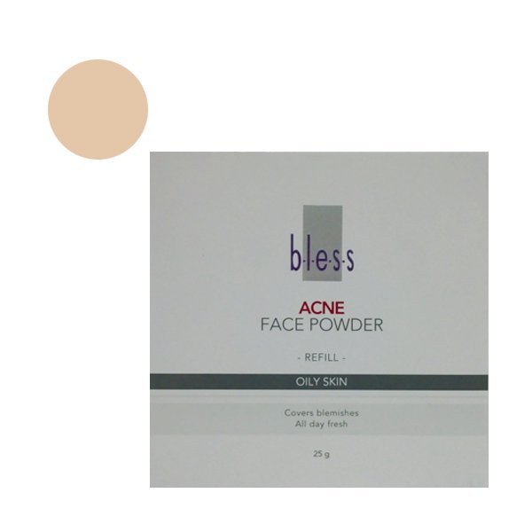 Bless Refill Acne Face Powder Ivory 25gr | Gogobli