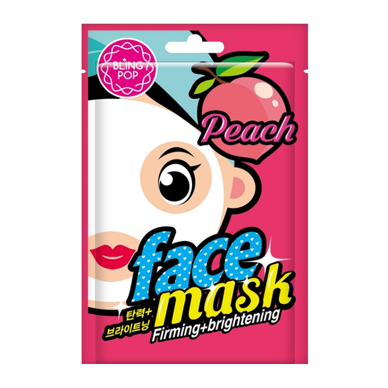 Bling Pop Peach Mask 20ml | Gogobli