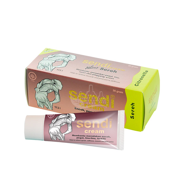 Borobudur Sendi Cream Sereh Tube 30gr | Gogobli