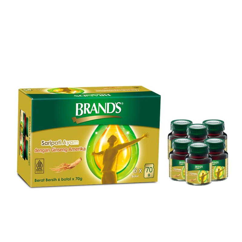 Brands Saripati Ayam With American Ginseng 70gr X 6 Botol | Gogobli