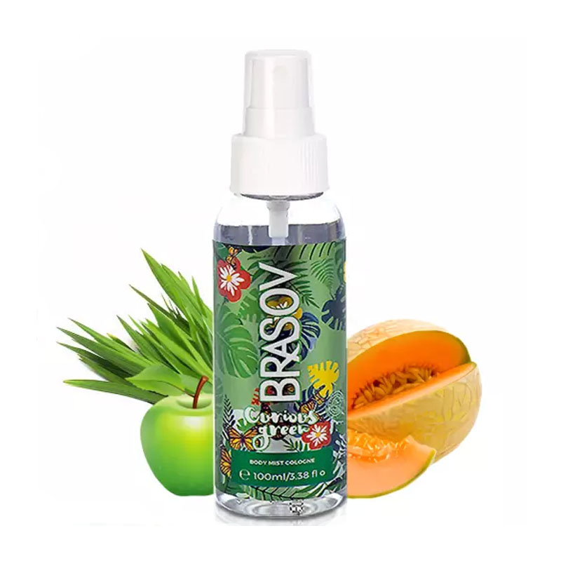 Brasov Body Mist Cologne Curious Green 100ml | Gogobli