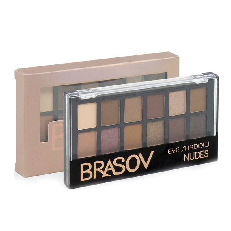 Brasov Eyeshadow Nudes 02 12 Colors | Gogobli