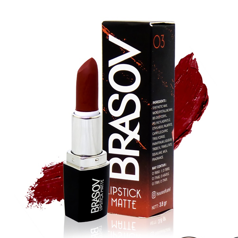 Brasov Lipstick Matte 03 3.8gr | Gogobli