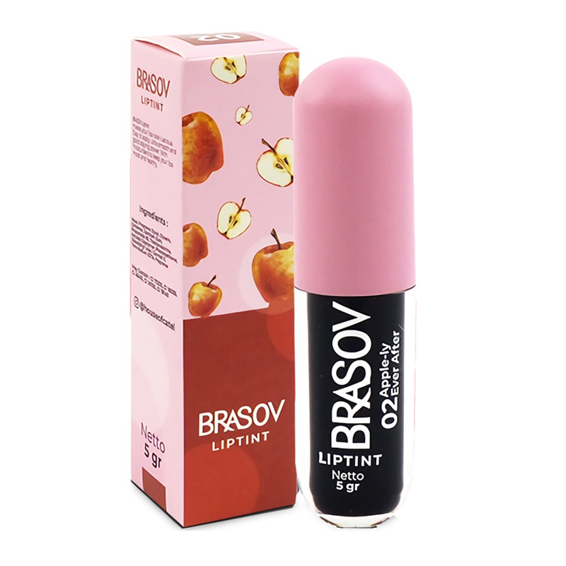 Brasov Lip Tint 02. Apple-ly Ever After 5gr | Gogobli