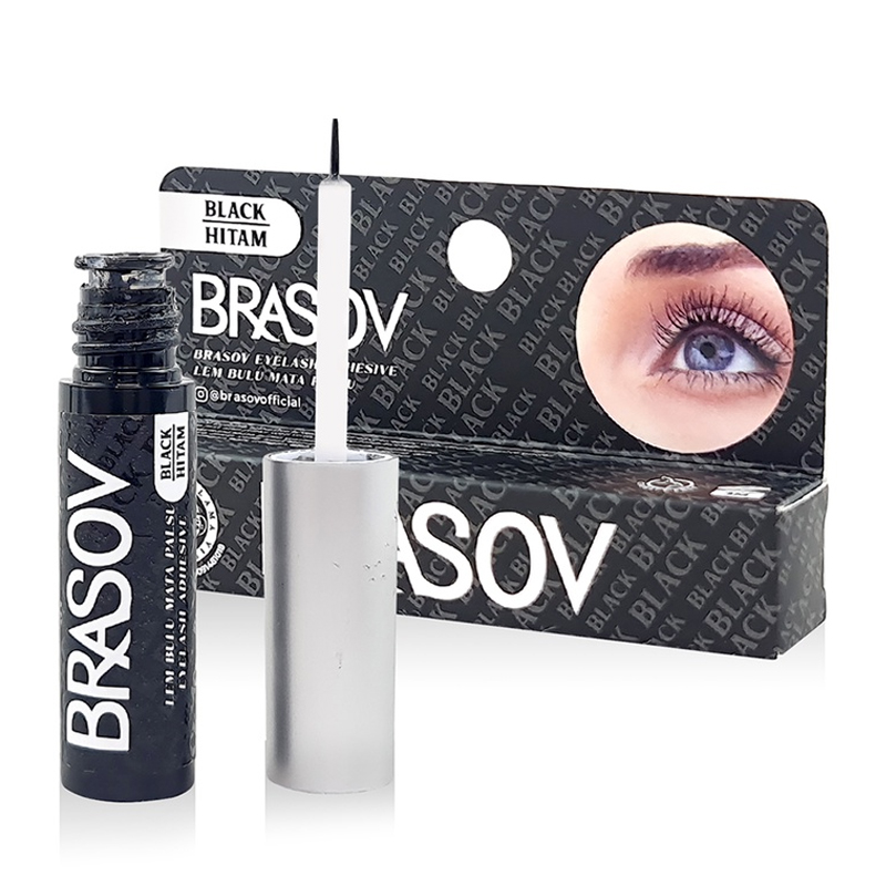 Brasov Lem Bulu Mata Palsu Hitam 8ml | Gogobli