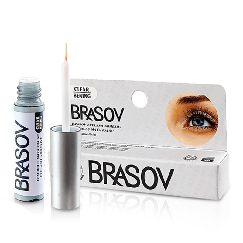 Brasov Lem Bulu Mata Palsu Clear 8ml | Gogobli