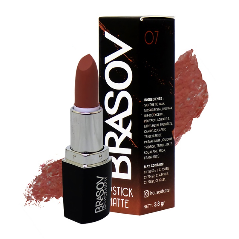 Brasov Lipstick Matte 07 3.8gr | Gogobli
