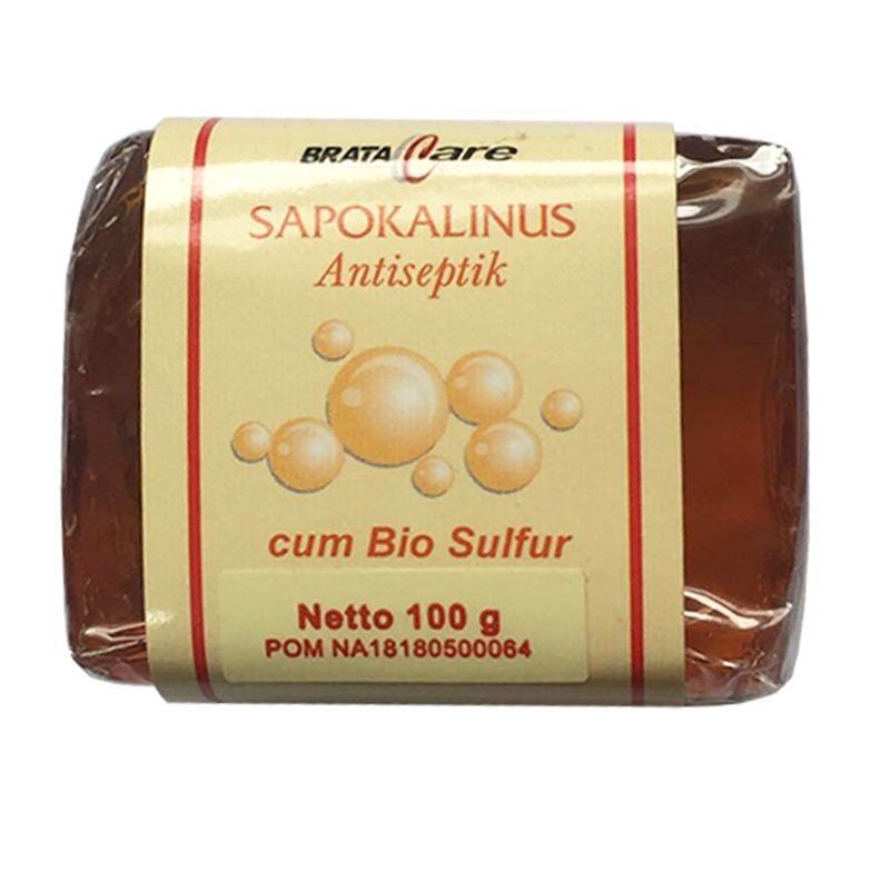 Brata Care Sabun Sapokalinus Antiseptik Cum Bio Sulfur 100gr (ED: Sept 23) | Gogobli