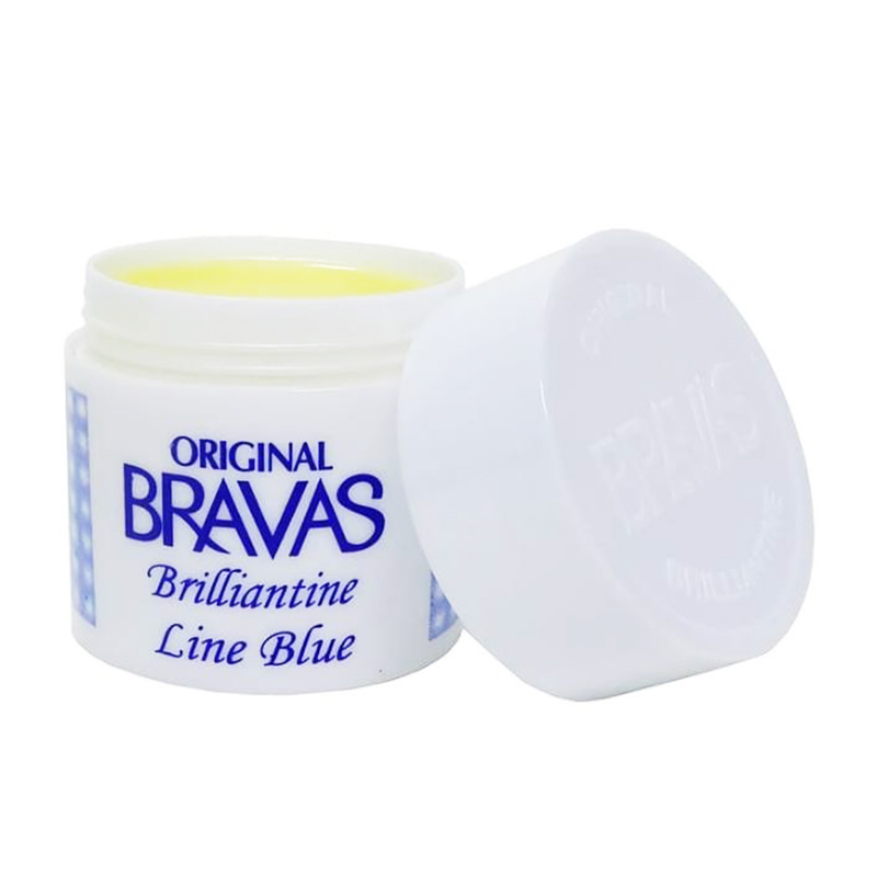 Bravas Pomade Brilliantine Line Blue 80gr | Gogobli