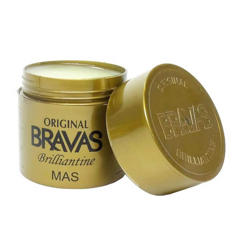 Bravas Pomade Brilliantine Mas 80gr | Gogobli