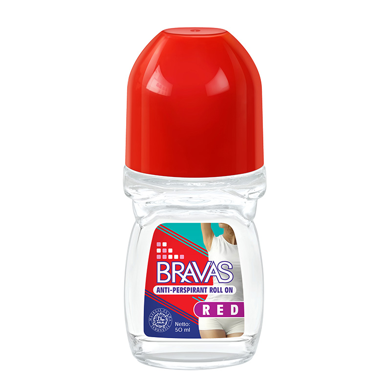 Bravas Anti-Perspirant Roll On Red 50ml | Gogobli