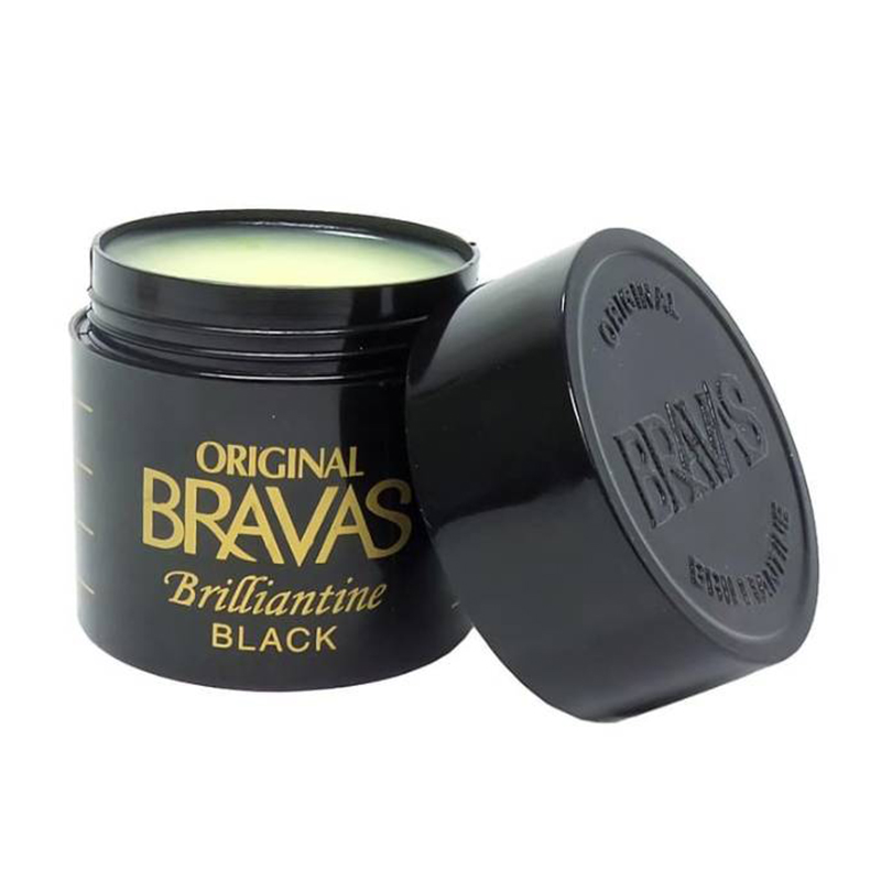 Bravas Pomade Brilliantine Black 80gr | Gogobli